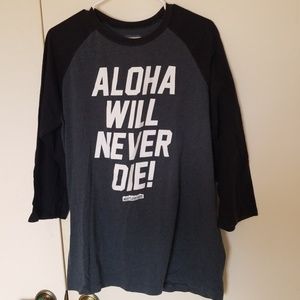 Aloha will never die 3/4 sleeve